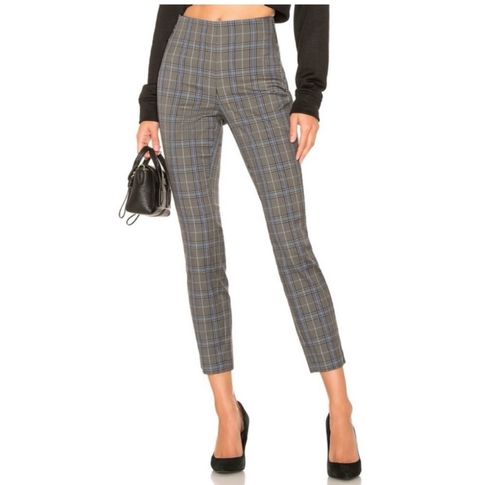 Rag & Bone Plaid Simone Crop Trousers Size 8